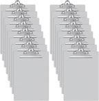 Mimorou 16 Pcs Metal Clipboard Heavy Duty Aluminum Clipboards 12 x 9 Inch Metal Clip Board with Low Profile Clip A4 Letter Size Document Holder for Office School Medical Jobsite Laboratory
