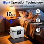 Cold Therapy Machine with Programmable Timer,Portable Ice Machine for Knee After Surgery,Knee Replacement Recovery System,Cryotherapy Pain Relief w/Compression Pad