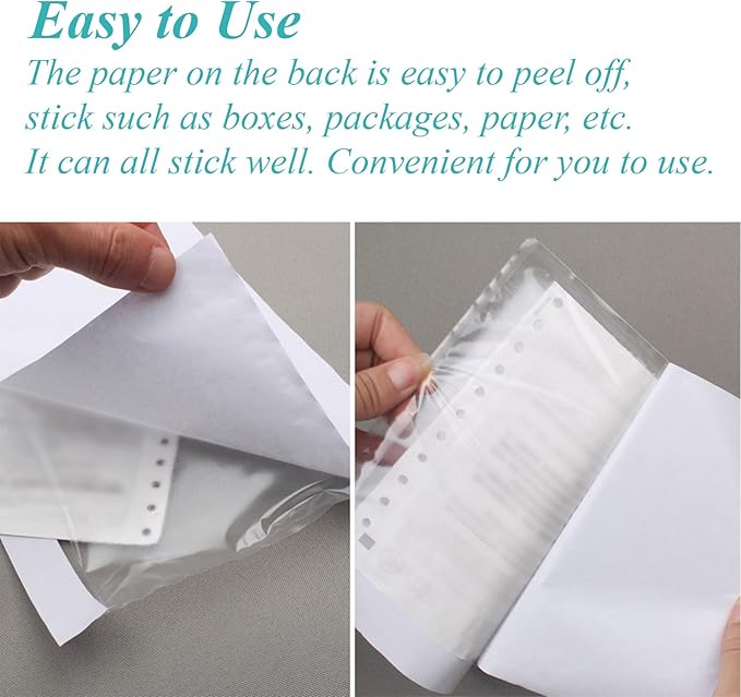 6”×9” Self-Adhesive Shipping Label Sleeves, FungLam Shipping Label Sleeves, Packing List Envelopes, Clear Top Loading Packing List, Shipping Labels Pouches for Shipping Labels/Files 100 Pack