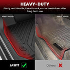 LASFIT Floor Mats & Cargo Mat for Hyundai Sonata 2020-2026 (Only Fit FWD & Gas) / Kia K5 2021-2025 (Only Fit FWD) All Weather TPE Custom Fit Floor Liners for Car Mats Trunk Mats