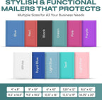 Green Large Poly Bubble Mailers 9.5x14.5 inch #4 | Self Seal Padded Envelopes Cushioned Bubble Mailer | Usable Size 9.5x13.5 | WaterProof | Lightweight mailing Shipping Bags | 100 Pack Bulk