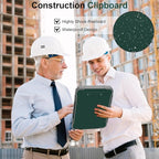 Thicker Clipboard with Storage, Internal Pen Pouch Included, A4 / Letter Size, Heavy Duty Clip Boards 8.5x11 with Double Clips, Plastic Shockproof Clipboards Contractor for Driver Teacher