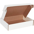 Box USA 14" Deluxe Shipping Boxes 14"L x 10"W x 3"H, 50-Pack - White Box Mailers for Packaging, Storage, Gifts or Bulk Business Orders