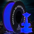 GEEETECH Glow in The Dark PLA Purple Filament, 3D Printing Luminous Filament 1.75mm, Best with UV Lamps, 1kg Spool (2.2lbs), Dimensional Accuracy +/- 0.02 mm, Fit Most 3D Printers