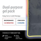 Hot & Cold Reusable Gel Packs (Large, 2 Pack) Flexible Soft Compress - Ice & Heat Therapy for Injuries, Back, Shoulder, Hip, Knee, Joint Pain, Swelling, Bruises, Post Surgery - Sport Temp