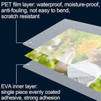 HERKKA 200 Pack Laminating Pouches, Hold 11 x 17 Inch Sheet, 5 Mil Clear Thermal Laminating Paper 11.5 x 17.5 Inch, Round Corner