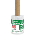 5" x 1000' Industrial Strength Clear Stretch Wrap with Extended Core Handle, Ready to Use Pack of 1 Stretch Film Mini Roll, 80 Gauge Thick, 500% Elongation - Shrink Wrap for Moving, Packing