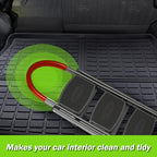 Cargo Liner Fits for Chevy Chevrolet Trailblazer 2021 2025 2024 2023 2022 Trunk Liner All Weather Cargo Mat, Custom Fit TPE Anti-Slip Car Seat Back Protector Accessories (with Backseat Mat)