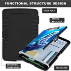 Clipboard with Storage,Heavy Duty Plastic Storage Clipboard with Low Profile Clip,Teacher Must Haves,Office Supplies,Frog in a Lake