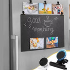 Strong Magnetic Clips, 20 Pack, 1.57 Inch, 40 mm, Black, Refrigerator Magnet Clips, Large Clip Magnets, Office Supplies, Photo Displays
