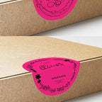 3 X 3 Inch Round Thermal Labels Circle Color Coding Labels Printable Waterproof 500PCS Round Stickers Adhesive Writable for Office, Garage, DIY Sticker, Barcodes, Name Tag, Fluorescent Pink