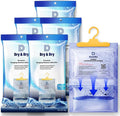 Dry & Dry 5 Packs [Net 14.1 Oz/Pack] Moisture Absorbers for Home, Basement & Bedroom - Small Dehumidifiers