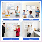Grtard 24" x 18" Magnetic Dry Erase Whiteboard for Wall, Hanging Magnetic White Board with Marker & Magnets, Smooth Writing Dry Erase Board for Office & Home, Christmas Practical Gift Idea