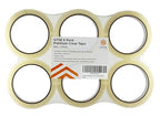 GTSE Premium Clear Tape, 1 inch x 217 feet, Strong Transparent Gift Wrap Tape for Home, Office, 6 Rolls, 3" Core