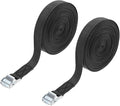 PATIKIL Lashing Straps 1" x 39 Ft, 2 Pcs Tie Down Strap Cam Buckle Adjustable Ratchet Straps 551 lbs for Cargo Trucks Motorcycle Luggage, Black