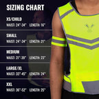 Running Reflective Vest, Inside Pocket & 2 Bands, High Visibility Reflective Running Vest for Night Running Walking Cycling