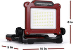 Master Tailgaters FLUD LED Work Flood Light Compatible with Makita/Milwaukee/Dewalt/Bosch/Black & Decker, Porter Cable, Stanley 18v-20v Battery