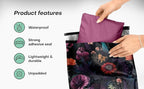 10x13 Poly Mailers – Dark Floral – Waterproof, Tear-Resistant Shipping Bags with Adhesive Seal – 100 Pack – Package Mint