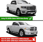 LASFIT Tailgate Mat 2019-2025 2026 for Ram 1500 Standard Tailgate&Power Tailgate-Release(NOT for Classic/Multifunction/Power Tailgate) All Weather TPE Tailgate Protector Liner Replacement Accessories