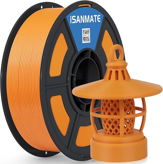 iSANMATE ASA Filament 1.75mm Camel 1KG, UV & Weather Resistant 3D Printer Filament Perfect for Outdoor Functional Parts, Dimensional Accuracy +/- 0.02mm, 1kg Spool (2.2lbs)