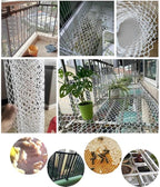 Plastic Wire Mesh Fence, Fencing Chicken Wire Fence with 1.8cm/0.7in Mesh Holes, for Pet Fencing Garden Balcony Grass Protection Farm Crafts(Size:Mesh 0.7in-3.3ft Wx98ft L,Color:White)