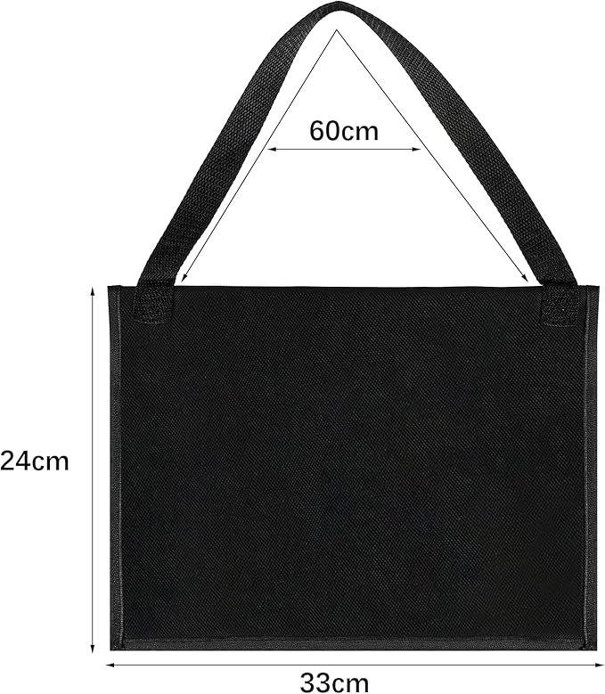 Frienda 2 Pieces License Plate Holder with Hanging Strap Dealer Plate Holder Test Drive Tag Bag Black Frame Cover and Bracket for Car SUV Truck