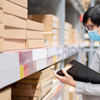 MECCANIXITY 6001 to 7000 Consecutive Number Stickers Inventory Label Black Numbers for Office Warehouse Numbering Classification