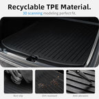 All Weather Cargo Liners for New 2025 2026 Tesla Model Y Juniper Trunk Mat with Front and Rear Frunk Trunk Tray Mats Protector Anti-Slip TPE Accessories (3PCS)