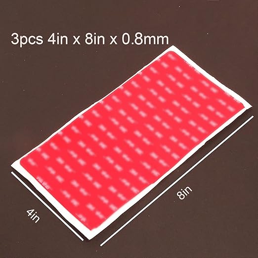 Double Sided Tape Heavy Duty 3pcs 4in x 8in Mounting Tape Pad Sticker Strong Adhesive Tape Waterproof Foam Tape for Indoor and Out Door…