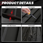 LASFIT 6FT4 Truck Bed Mat for Ram 1500 2006-2018 & Ram 2500/3500 2006-2026 & 1500 Classic 2019-2024 (6.4 FT/76.8 inches), NOT for Optional Rambox, All Weather Custom Fit TPE Truck Bed Liner