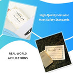 Laminating Sheets, (3 Mil) 50 Pack Thermal Laminating Pouches Holds 8.5 x 11 Inch,3 Mil Clear Laminator Paper 9 x 11.5 Inch, Letter Size, for Education,Documents, Certificate
