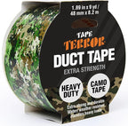 Heavy-Duty Camo Packing Tape (1 Roll) - Strong Camouflage Tape for Concealing, Decorating, Crafts, Temporary Fixes, and More - School & Office Supplies (48mm x 50m per Roll)