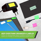 Small Rectangular Label Stickers 1.57 inch x 0.75 inch - 2160 Pack, Red Color-Coding Labels (40mm x 19mm)