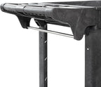 Dryser Utility Cart with Wheels, 40" x 17" Heavy Duty 550 lb. Capacity with Shelves - 2 Tier Rolling Cart with Four 5" Swivel Casters for Warehouse, Garage, Cleaning