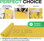 Yellow Kraft Paper Roll 12" x 1200" (100 feet) with Cutter - USA-Made Wrapping Paper for Packing, Moving, Shipping & Crafts/Arts - 100% Recyclable Natural Craft Material by IDL Packaging