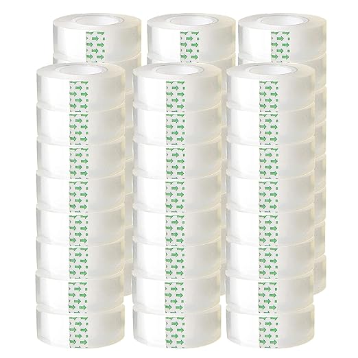 48 Pack Clear Tape Transparent Tape