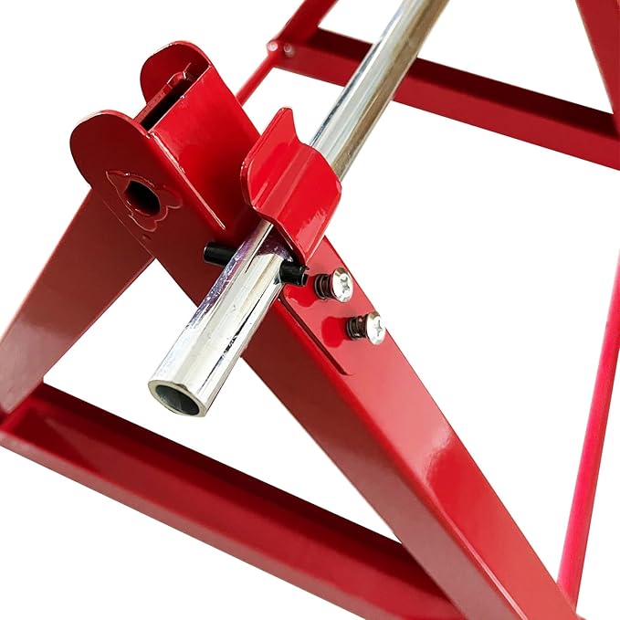 Cable Reel Drum Roller Holder Wire Dispenser Cable Rack Fold Spool Holder Dispenser RED B