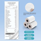 MFLABEL 50 Rolls 2 1/4" x 165' Thermal Paper Cash Register POS Receipt Paper