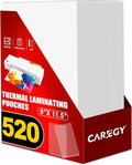 CAREGY 520 Pack Laminating Sheets, Thermal Laminating Plastic Paper Laminator Sheets,3 Mil, 9 x 11.5 Inches,Clear, Letter Size, Office and School Supplies