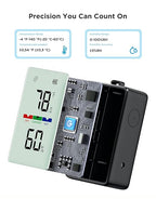 GoveeLife Outdoor Indoor Thermometer Hygrometer IP65 Waterproof, LCD Digital Display, 197ft Buletooth Range, Notification Alerts, 2 Years Data Storage Export, for Camping, Room, Patio, Greenhouse