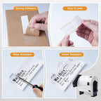 Suminey - Compatible Barcode Labels Replacement for Brother DK-1209 (2.4 in x 1.1 in), Use with Brother QL Label Printers [10 Rolls/8000 Labels + 1 Frame]