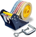 Excell LD-333 Manual Label Dispenser (3" Wide, 3" Core): Works with 3" or 1" Wide Labels. Easy Peel-Off Design. Includes C-clamp for mounting on desks or workstations. Efficient and Versatile.