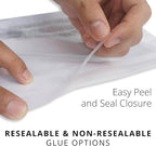 Poly Bags 10x13" - Suffocation Warning - Extra Strong Seal - 200 Pack - Polybags 10x13 - Retail Supply Co