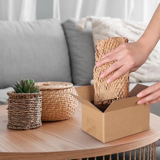 40 Pack 6x4x3 inch Corrugated Boxes Mailer- Corrugated Cardboard Mailer Shipping Boxes, Small Mailing Packing Boxes for Shipping, Packing, Storage