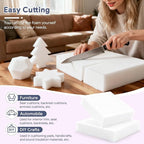 Upholstery Foam 72×24×1 Inch High Density Foam Strong Support Seat Foam for Couch Cushion Replacement Furniture Cushions Car Cushions DIY Projects (2PC)