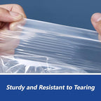 iMailer - 500 Count - 11" x 14" Clear Plastic Poly Bags with Suffocation Warning for Prints, Photos, Documents, Clothing, T-Shirt - Resealable Adhesive,Not Strong