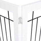 Internet's Best Traditional Wire Dog Gate - 3 Panel - 30" Tall - White