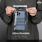 Retail Supply Co Poly Bags 5x7" - Extra Strong Seal - 200 Pack - Clear Bags with Suffocation Warning