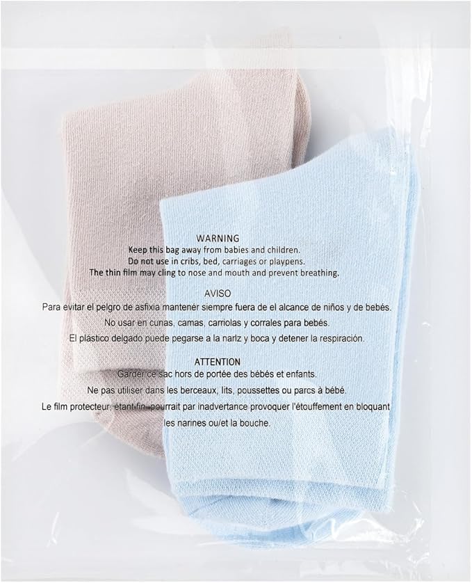 iMailer - 500 Count - 6" x 9" Small Clear Poly Bags with Suffocation Warning Self Seal 1.6 Mil for Clothing, Bakery, Gifts - Resealable Adhesive, Not Strong