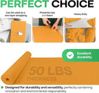 Orange Kraft Paper Roll 36" x 1200" (100 feet) with Cutter - USA-Made Gift Wrapping Paper for Packing, Moving, Shipping & Crafts/Arts - 100% Recyclable Natural Craft Material by IDL Packaging